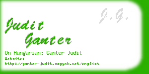 judit ganter business card